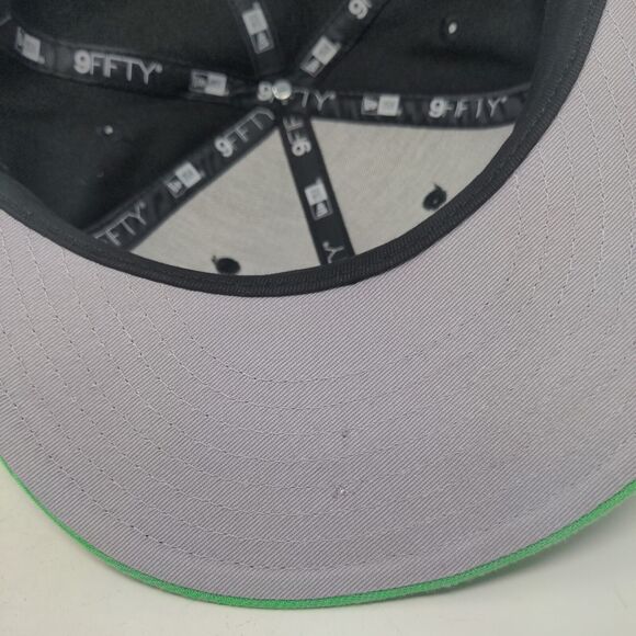 New Era Men's Snapback Hat Black OSFM Embroidered MLS Austin FC Logo 9Fifty - Picture 7 of 9